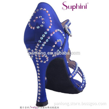 beautiful black flower stone comfortable and fashionable ladies latin salsa tango dance shoes